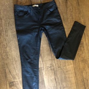 Zara faux leather jeans